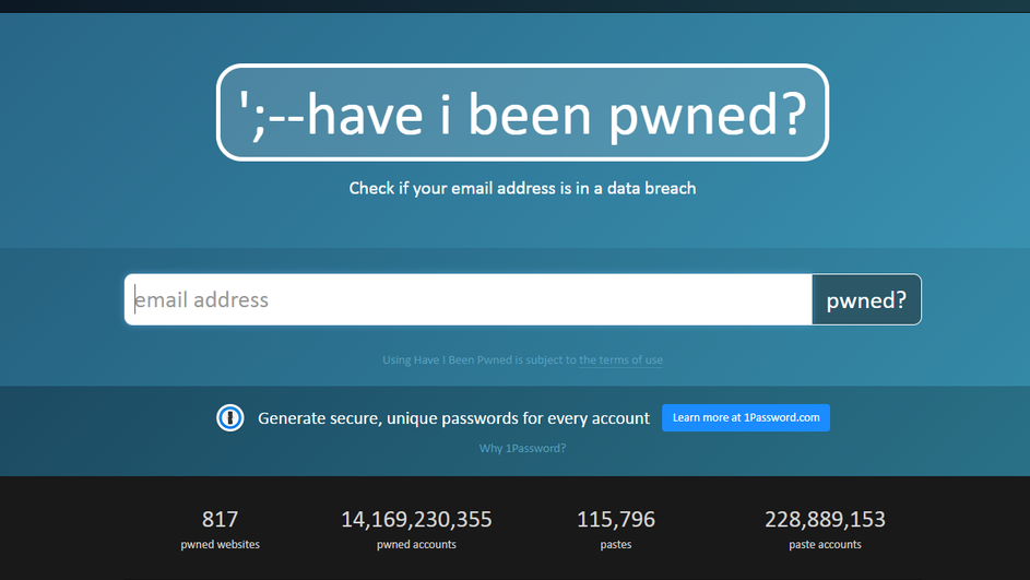 Have I Been Pwned