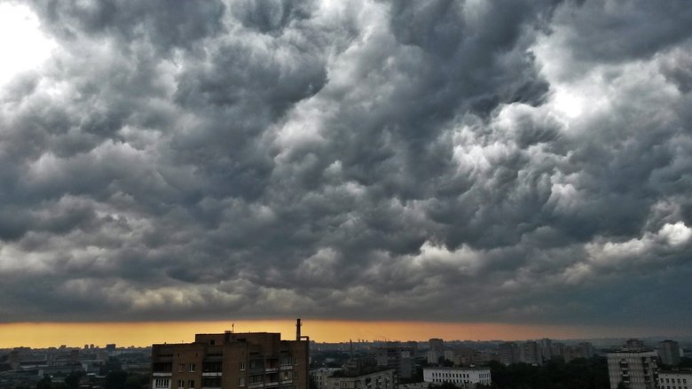 Небо над Москвой. Фото: агентство «Москва»