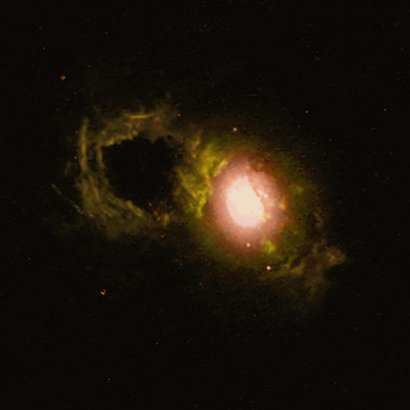 Снимки с телескопов «Чандра» и «Хаббл»