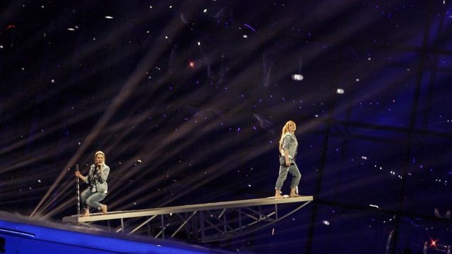 Первая репетиция сестер Толмачевых в Копенгагене Первая репетиция сестер Толмачевых в Копенгагене