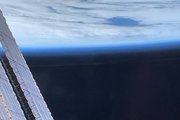 Серебристые облака. Вид из космоса