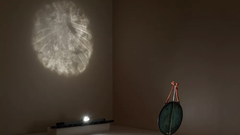 Что будет, если на «волшебное зеркало» направить луч света. Фото: Live Science