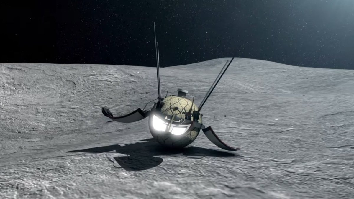 Советская АМС «Луна - 9». Лунная станция «Луна-9». Станция Луна-9 1966 года. Советская станция «Луна-9». Первые лунные сутки 2024