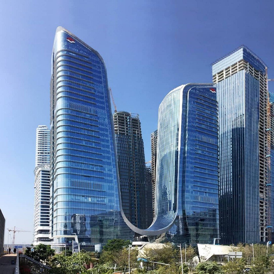 6 красивых небоскребов: в Шеньжене закончили строительство комплекса