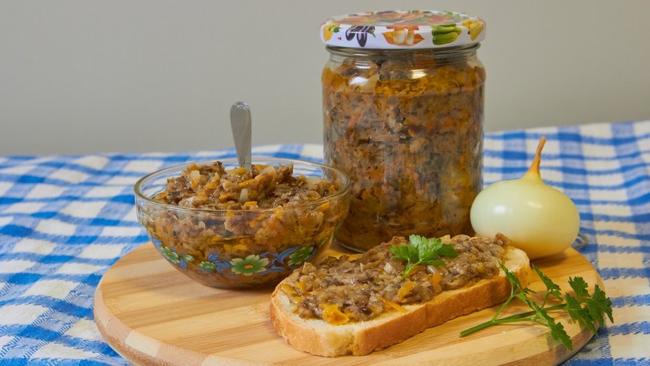 Грибная икра. Грибная икра.