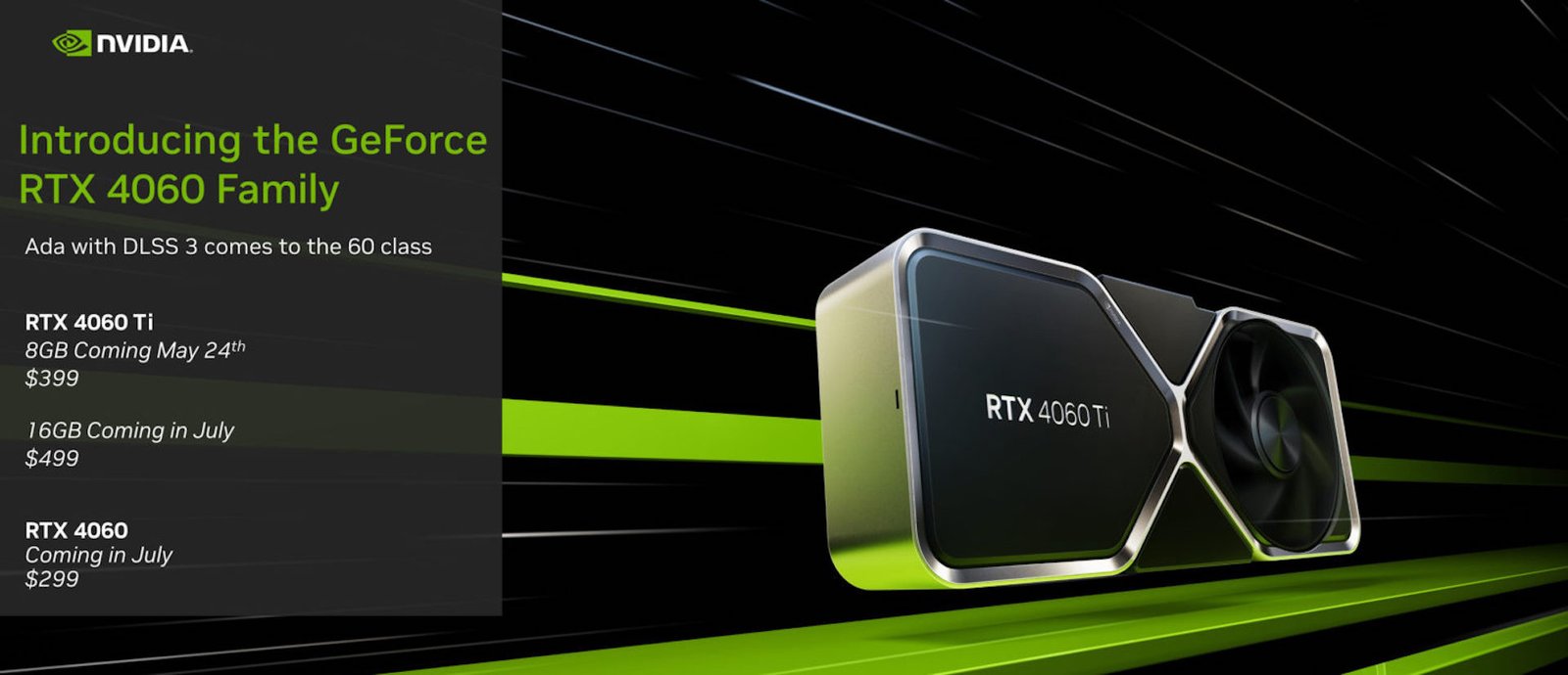 Самые доступные: NVIDIA представила RTX 4060 и RTX 4060 Ti