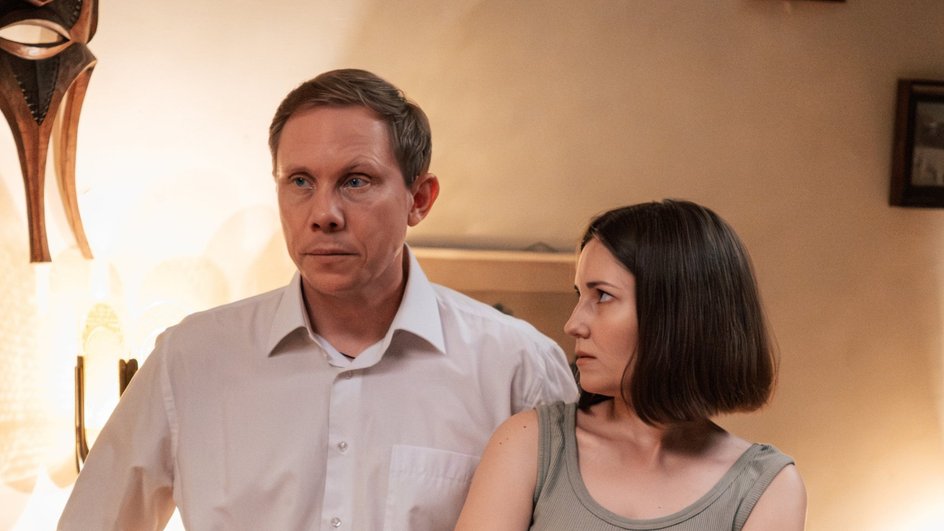 Валентина Лукащук и Владимир Афанасьев в сериале «Патриот»