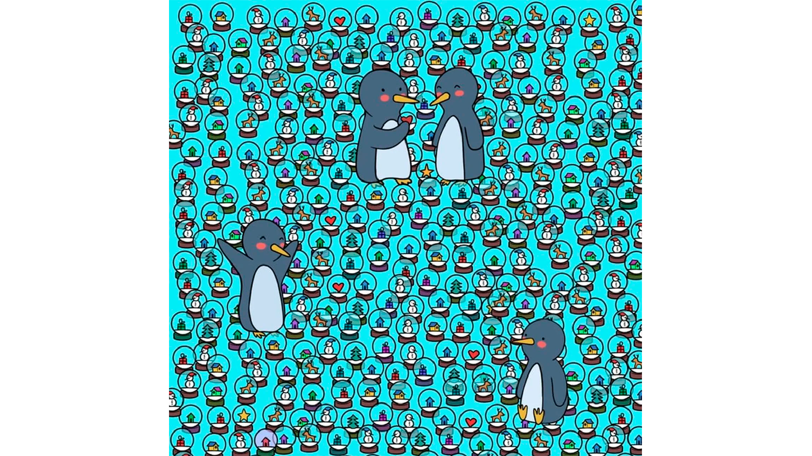Find the magic. Тюлень среди пингвинов. Найди кота среди пингвинов. Влюбленный Пингвин.
