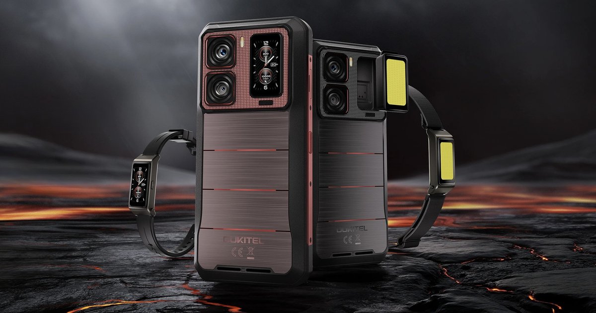Представлен Oukitel WP300: неубиваемый смартфон со встроенным фитнес-браслетом и фонарем