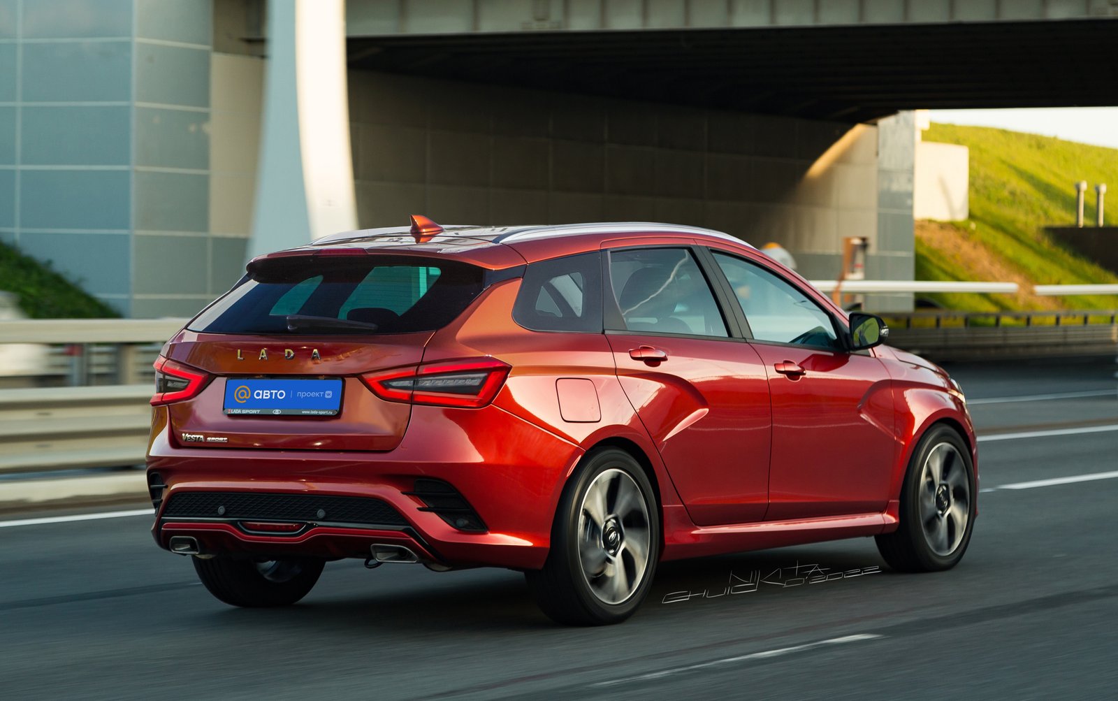 Мощная Lada Vesta — вот как выглядит универсал