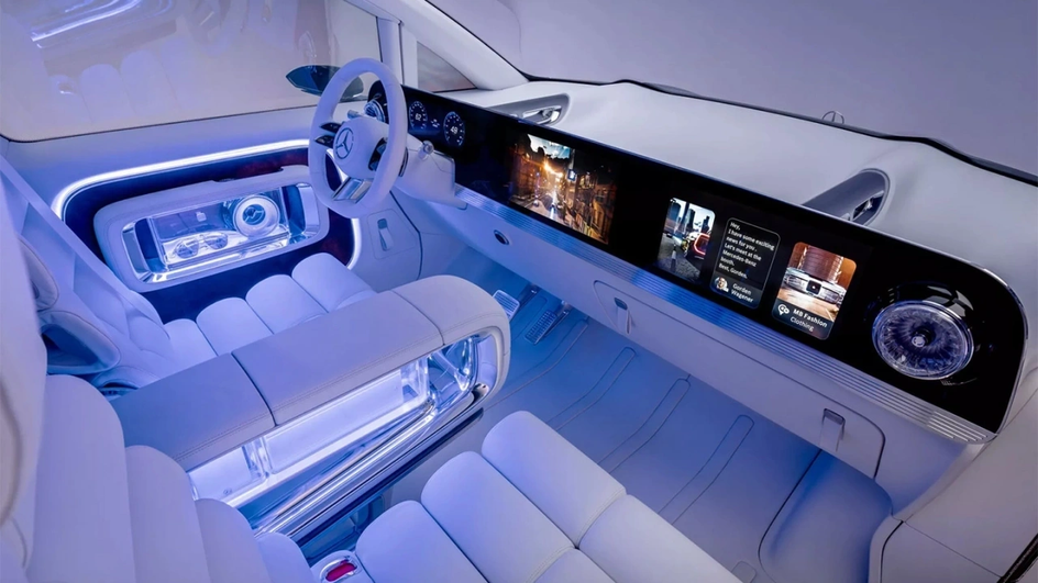 передние сиденья Mercedes‑Benz Vision V7. передние сиденья Mercedes‑Benz Vision V7.