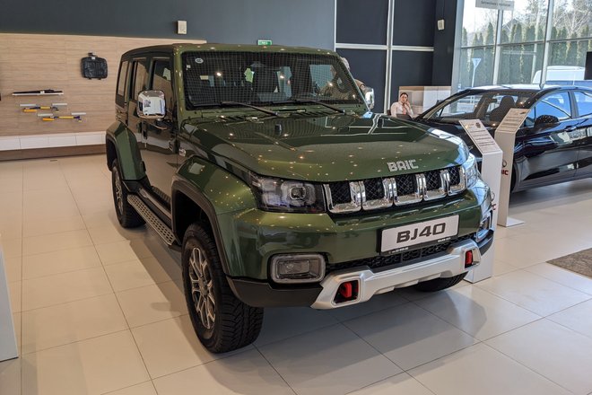 BAIC BJ40 Plus в дилерском центре BAIC BJ40 Plus в дилерском центре