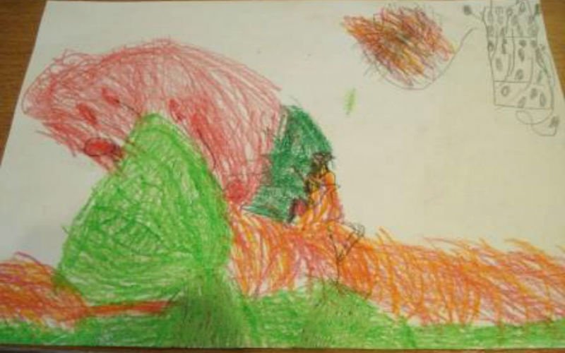 Рисунок мальчика (5,5 лет)