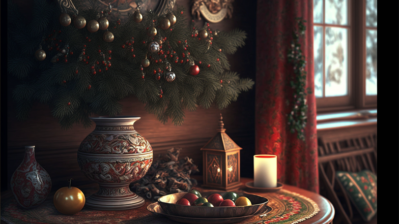 karakat_Christmas_decorations_interior_ethnic_style_cozy_photor_8284714f-6638-4951-8df1-3fd03bfc83f1.png