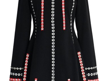 Slide image for gallery: 4583 | платье из смесовой шерсти — Chicwish, 3050 руб./$65