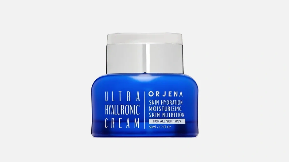 Корейский крем для лица с гиалуроновой кислотой фирмы ORJENA серия Ultra Hyaluronic