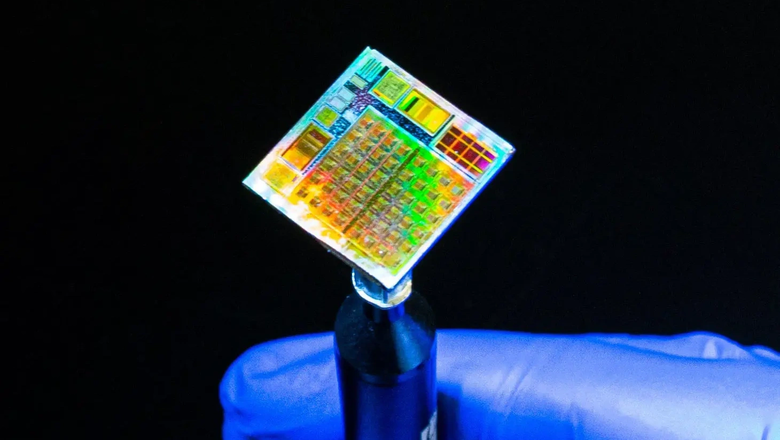 Изображение самого тонкого чипа в мире. Фото: Научно-технический университет имени короля Абдаллы.