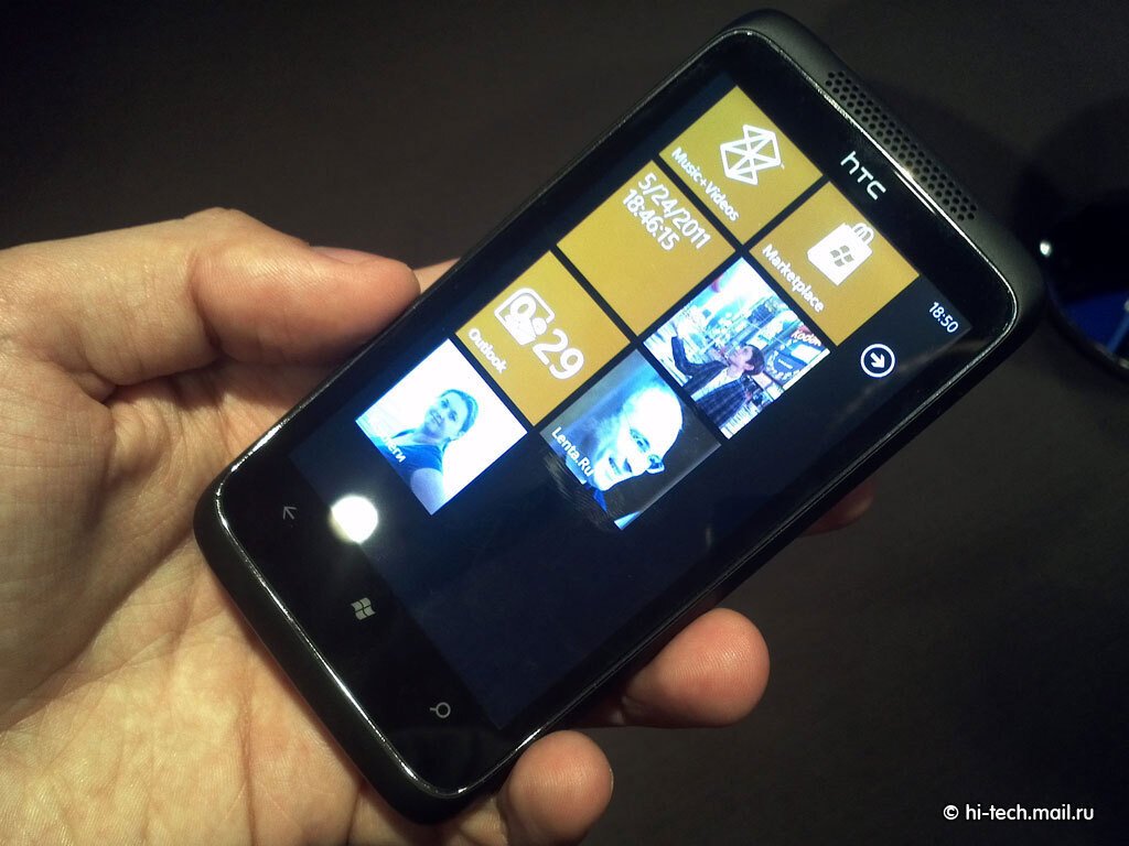 Первый взгляд на русский Windows Phone 7.1 - Hi-Tech Mail.ru