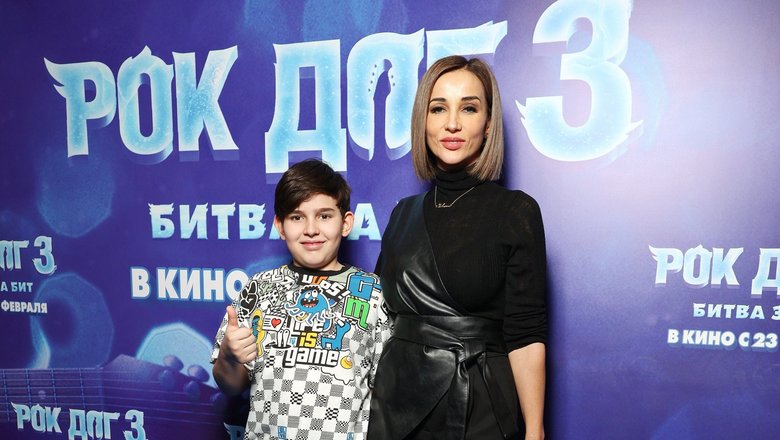 Анфиса Чехова с сыном