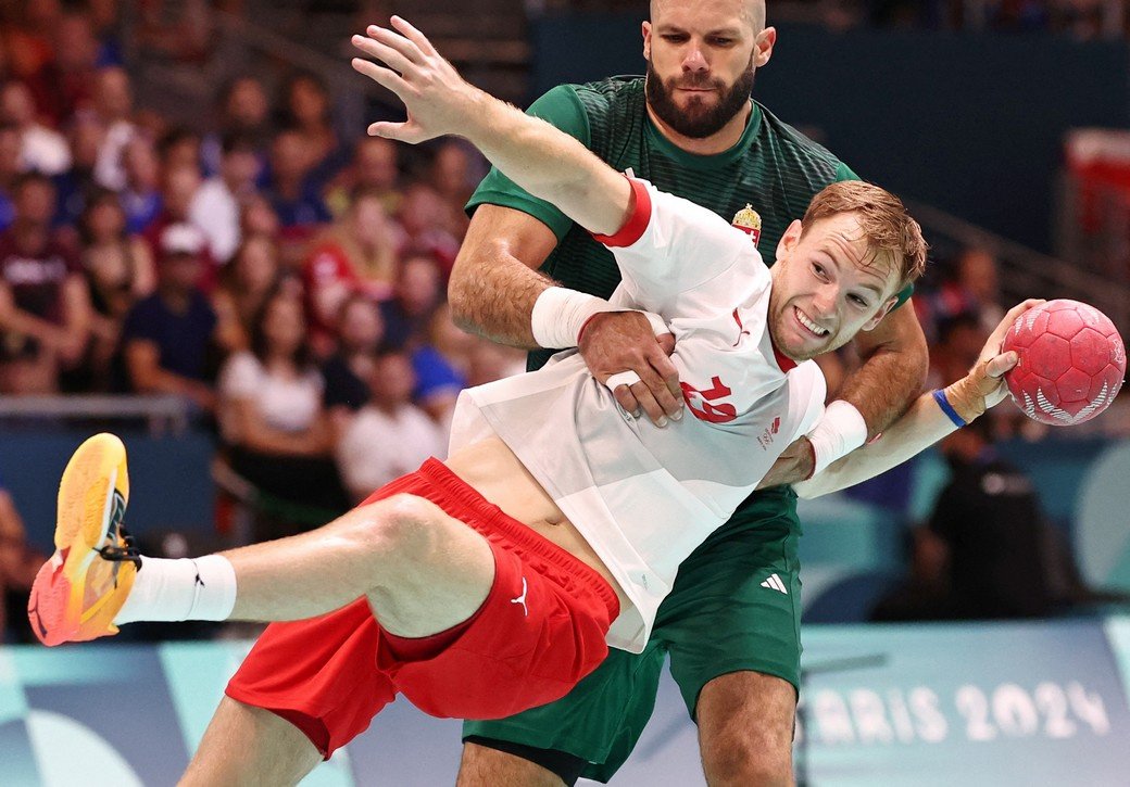 Мужская сборная Дании обыграла гандболистов из Венгрии на Олимпиаде в Париже
