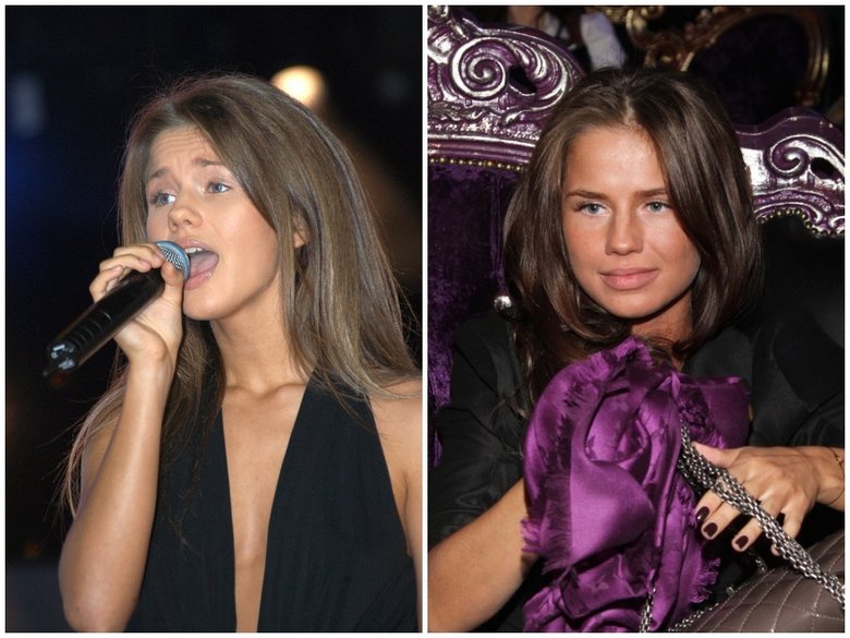 Алекса в 2004 году и 2010 году 