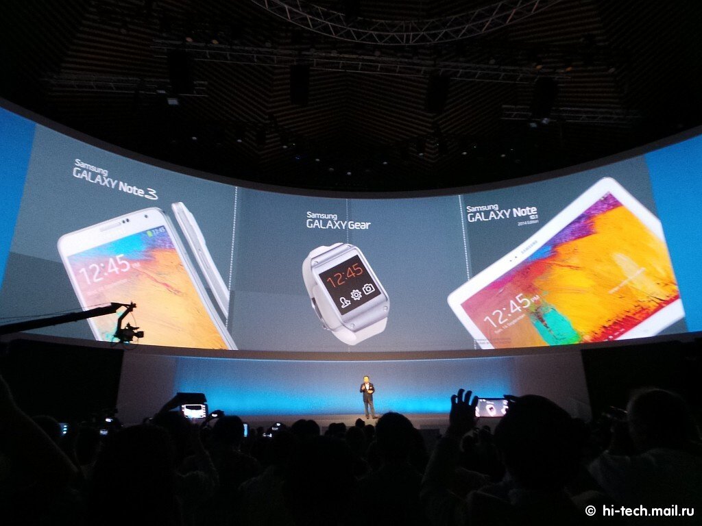 Samsung на IFA 2013: смартфон GALAXY Note 3 и часы GALAXY Gear - Hi-Tech  Mail.ru