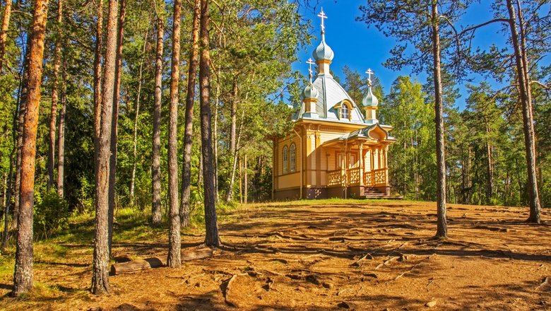 Часовня Вознесения Господня на Валааме.