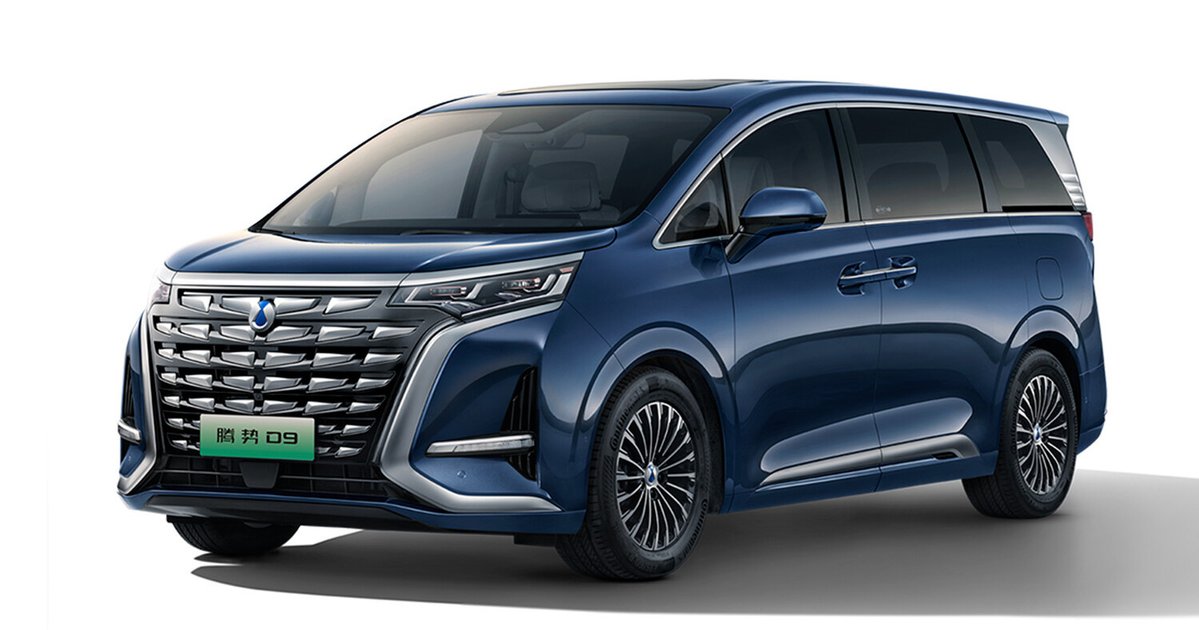 BYD минивэн Denza d9. Новый китайский минивэн 2022.