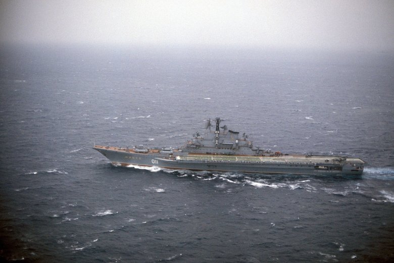 Тяжёлый авианесущий крейсер «Минск». Фото: Wikimedia / SSGT GLENN LINDSEY