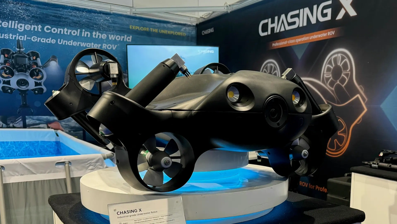 Chasing X на выставке Oceanology International в Лондоне.
