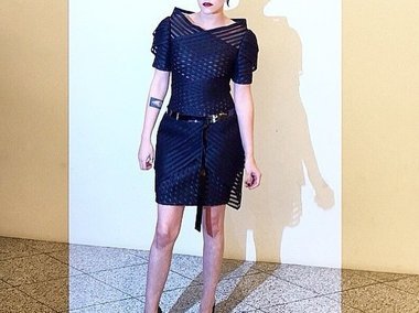 Slide image for gallery: 5121 | вот такой образ подобрали Кристен ее стилисты (платье Chanel)