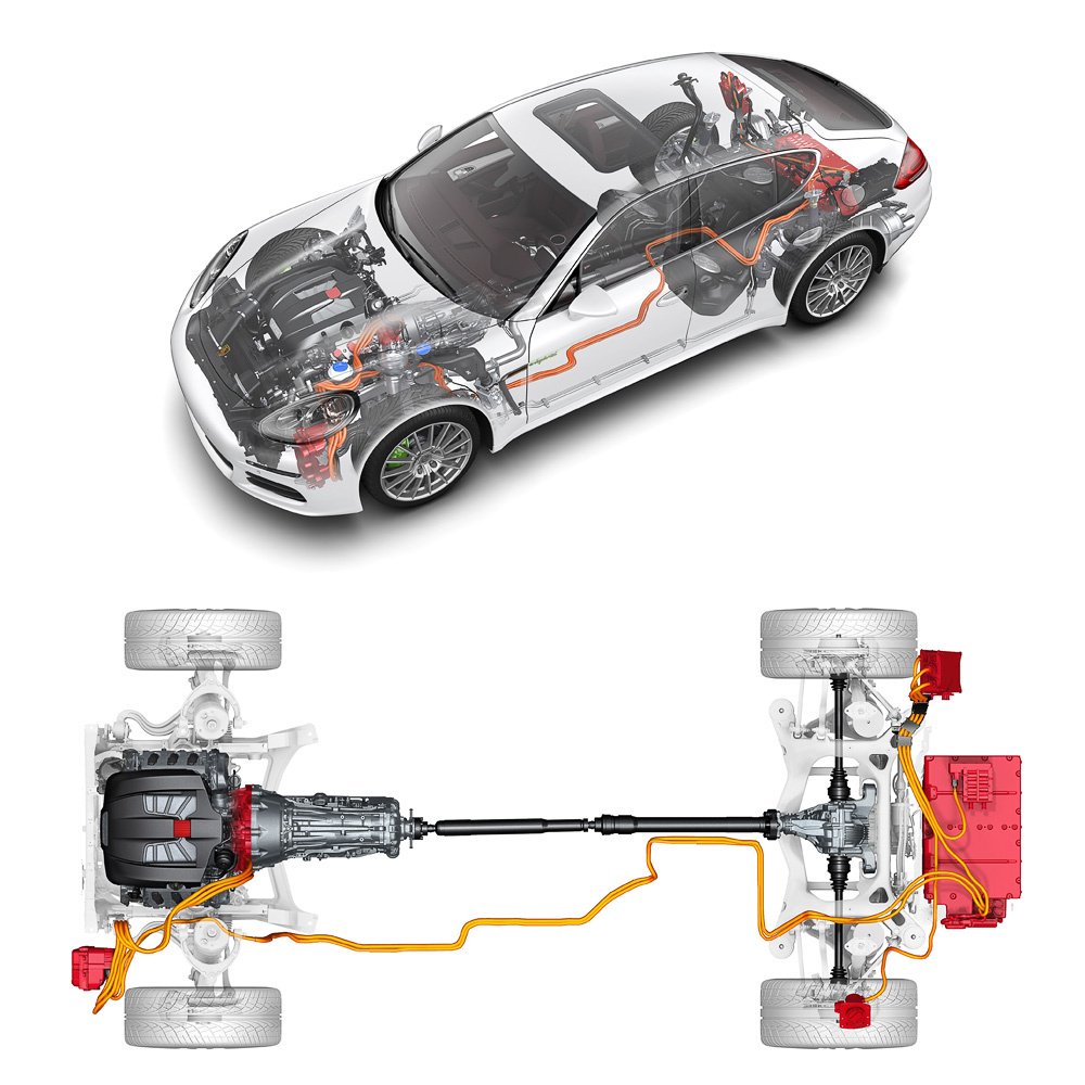 Молниеносная в высшем обществе. Tesla Model S против Porsche Panamera S  E-Hybrid