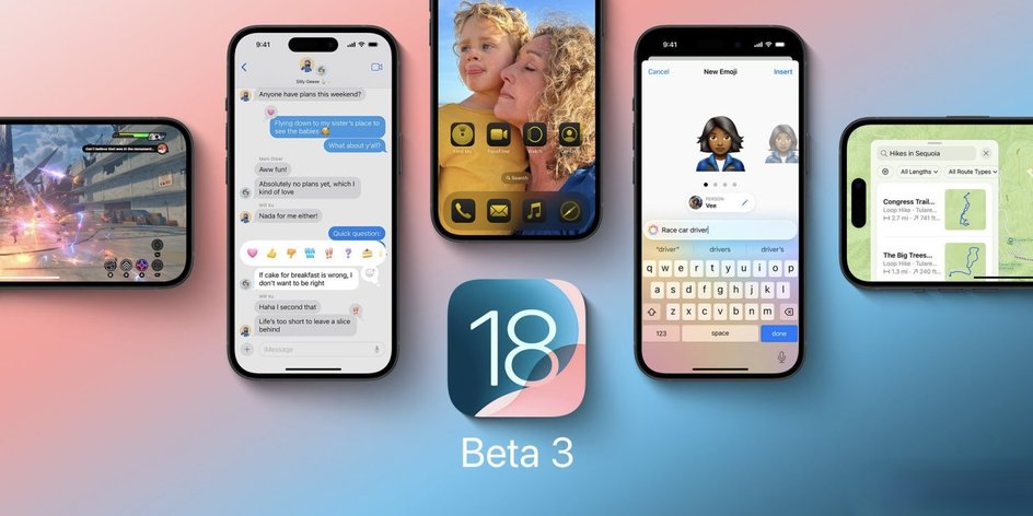 iOS 18 beta 3