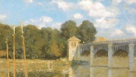 «Мост в Аржантее», Клод Моне