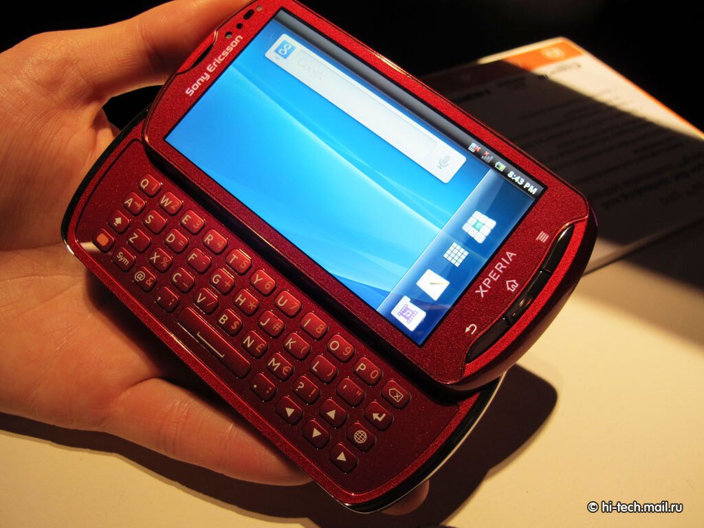 MWC 2011: японский сюрприз от Sony Ericsson - Hi-Tech Mail.ru