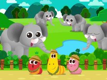 Кадр из Larva для детей: играя, учись