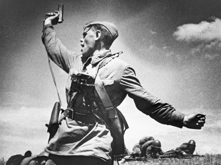Фотография Комбат, Великая Отечественная война, автор Макс Альперт Фотография Комбат, Великая Отечественная война, автор Макс Альперт
