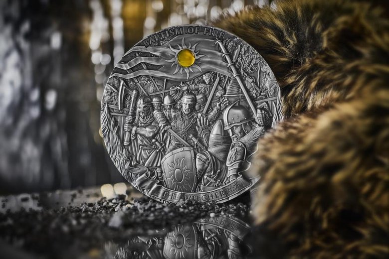 Монета по «Ведьмаку». Фото: Power Coin