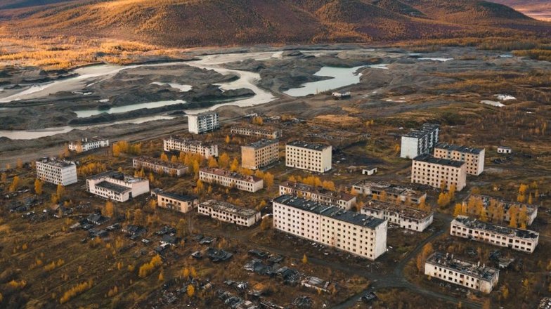 Заброшенный поселок Спорное, Магаданская область