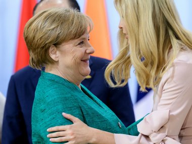 Slide image for gallery: 7288 | Ангела Меркель и Иванка Трамп