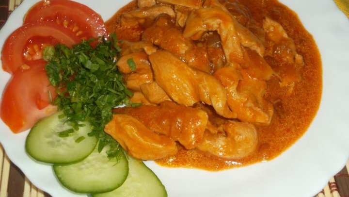 Гуляш из курицы: пошаговый рецепт с фото, как приготовить куриный гуляш с подливкой на сковороде