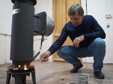 SB 80, печь-автомат на отработанном масле и дизтопливе | Thermobile Russia