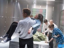 Съемки фильма «За гранью» Съемки фильма «За гранью»