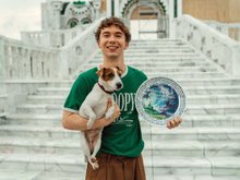 Денис Власенко на съемках фильма «Волшебник Изумрудного города. Великий и Ужасный»