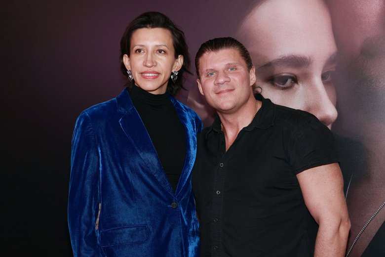 Елена Борщева с мужем