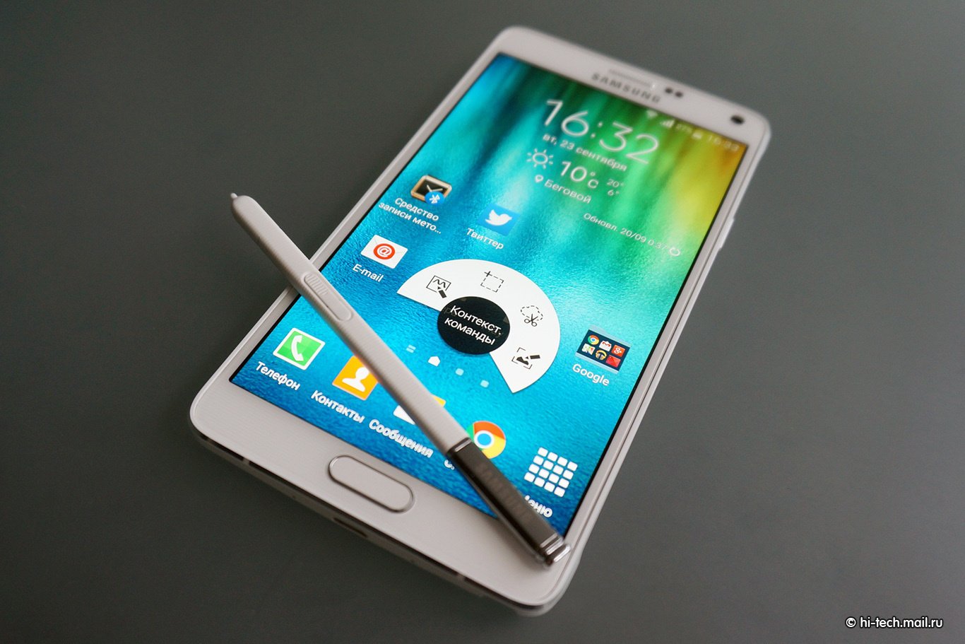 Обзор Samsung GALAXY Note 4 (SM-N910C): новый технологический флагман -  Hi-Tech Mail.ru