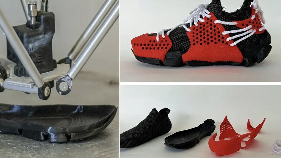 Прототип кроссовок 4Steps, напечатанный на 3D-принтере.