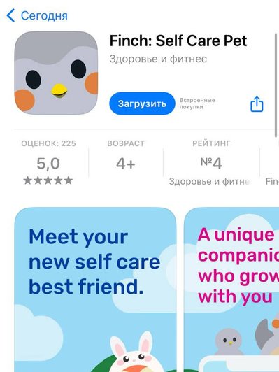Finch: Self Care Pet в App Store.