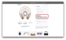 Цена AirPods Max в России и в США