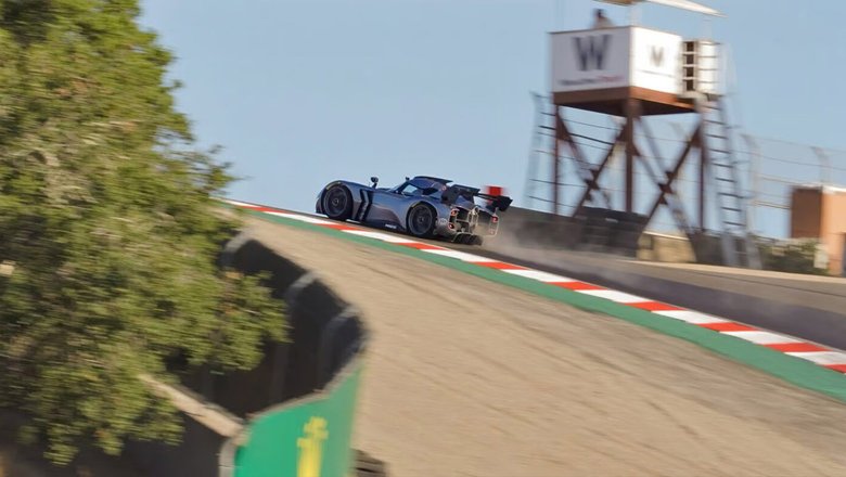 Гиперкар McMurtry Spéirling на трассе Laguna Seca